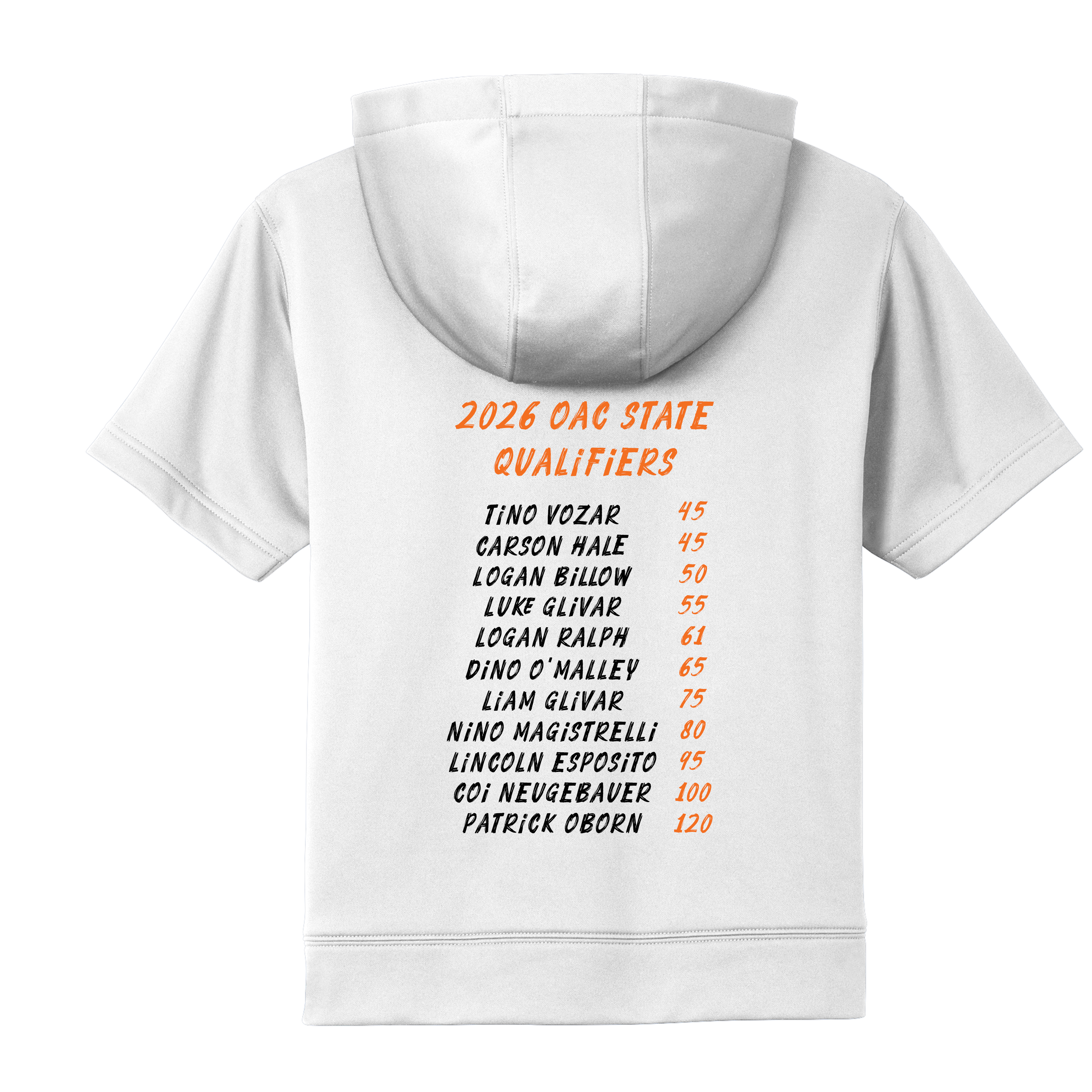 Longwood OAC Qualifier Short Sleeve Hoodie