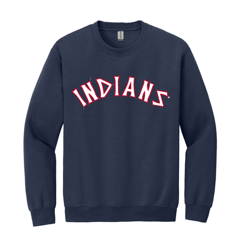 Cleveland Indians Vintage 1970s Logo Crewneck Sweatshirt