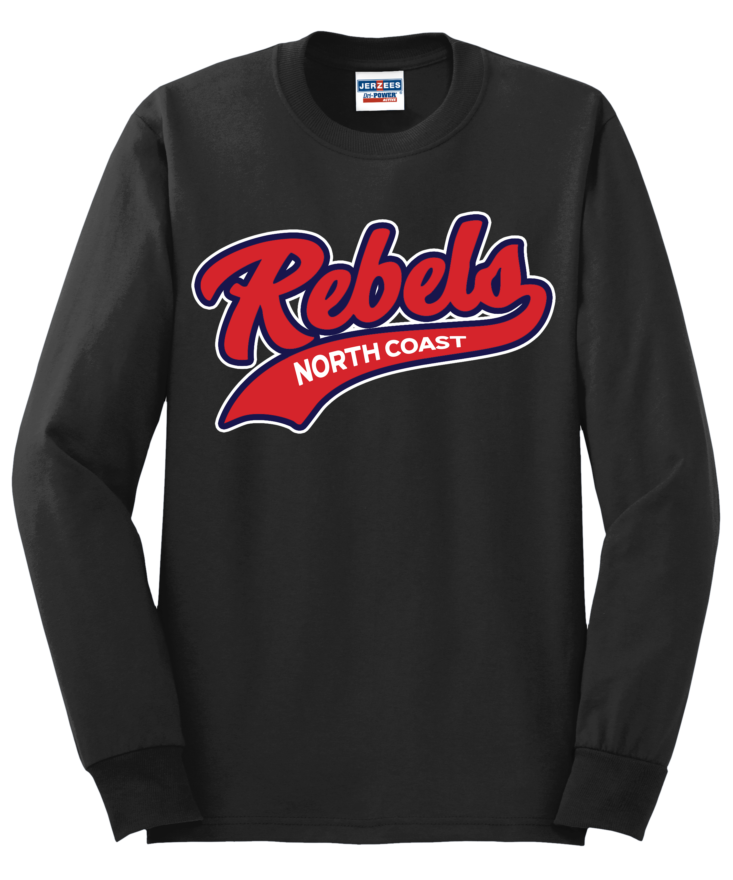 Rebels Baseball Long Sleeve T-Shirt (Adult & Youth)
