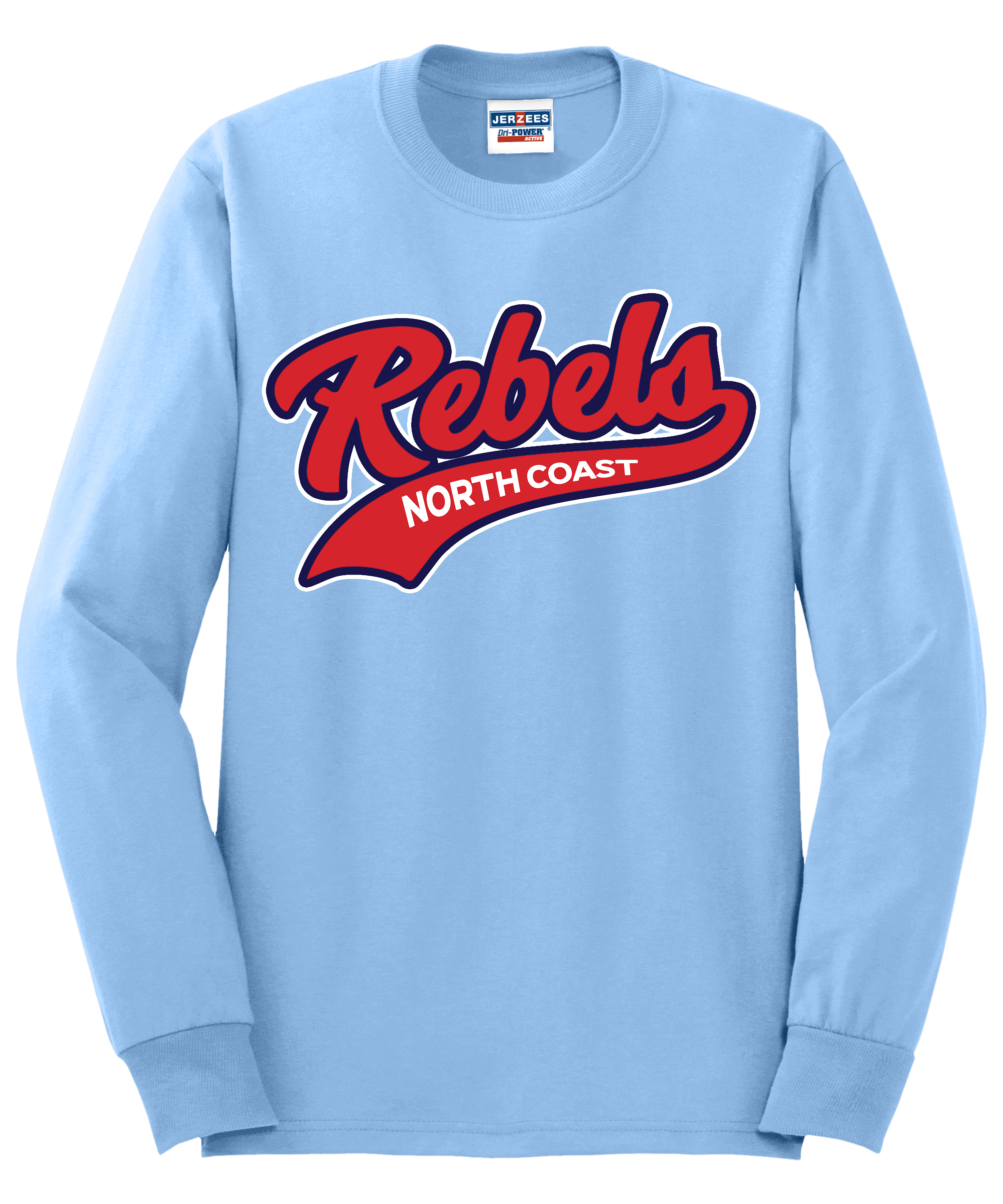 Rebels Baseball Long Sleeve T-Shirt (Adult & Youth)