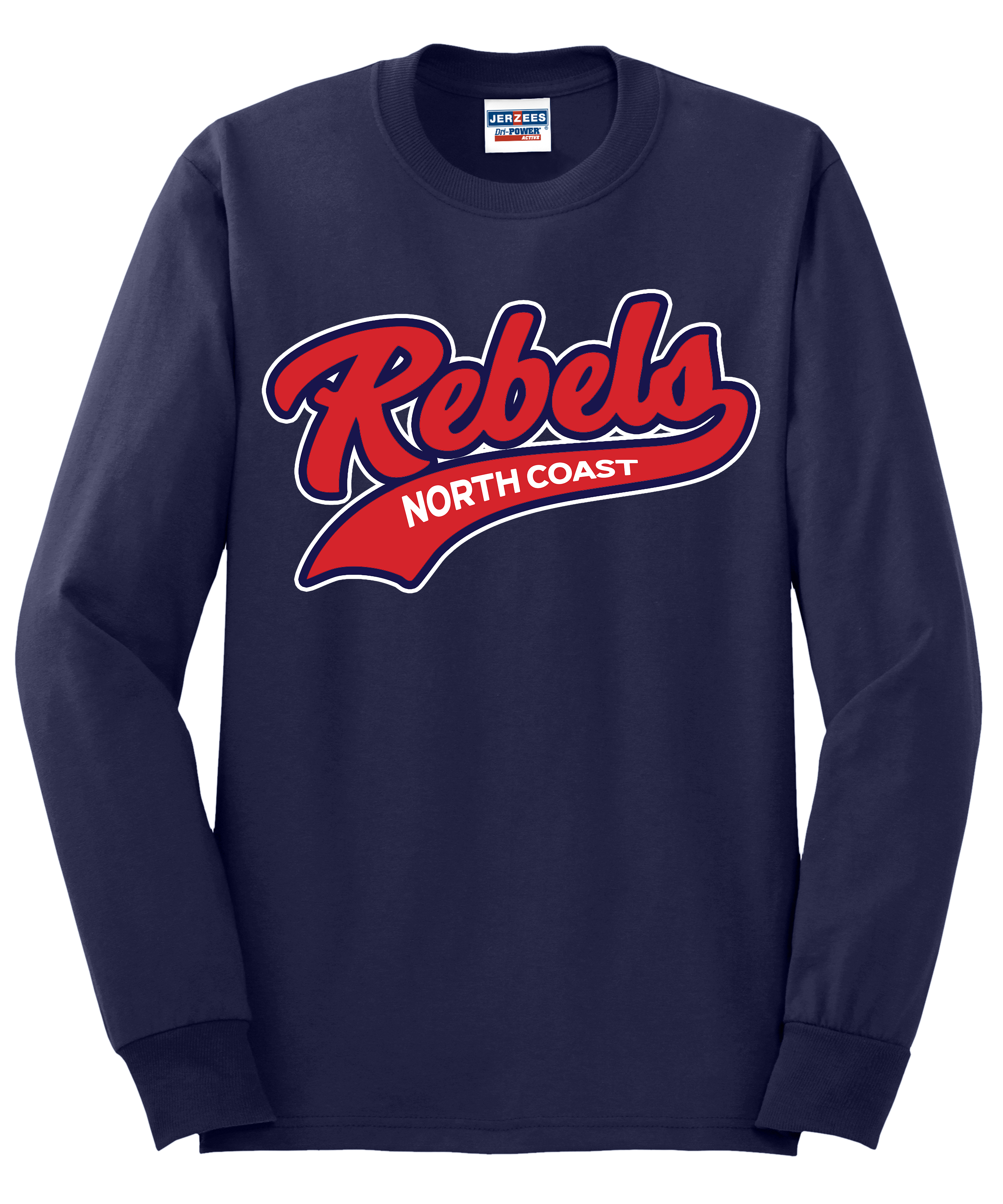 Rebels Baseball Long Sleeve T-Shirt (Adult & Youth)