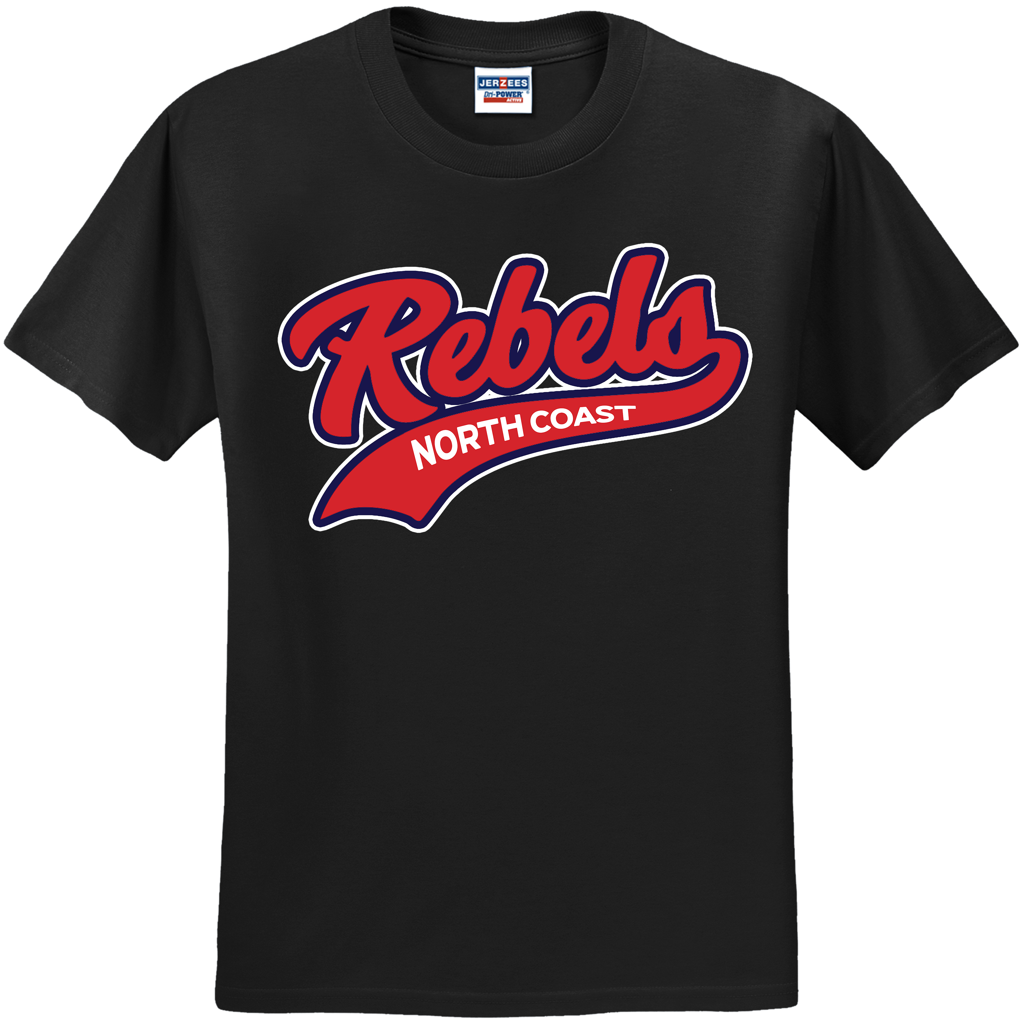 North Coast Rebels Baseball T-Shirt (Adult & Youth)