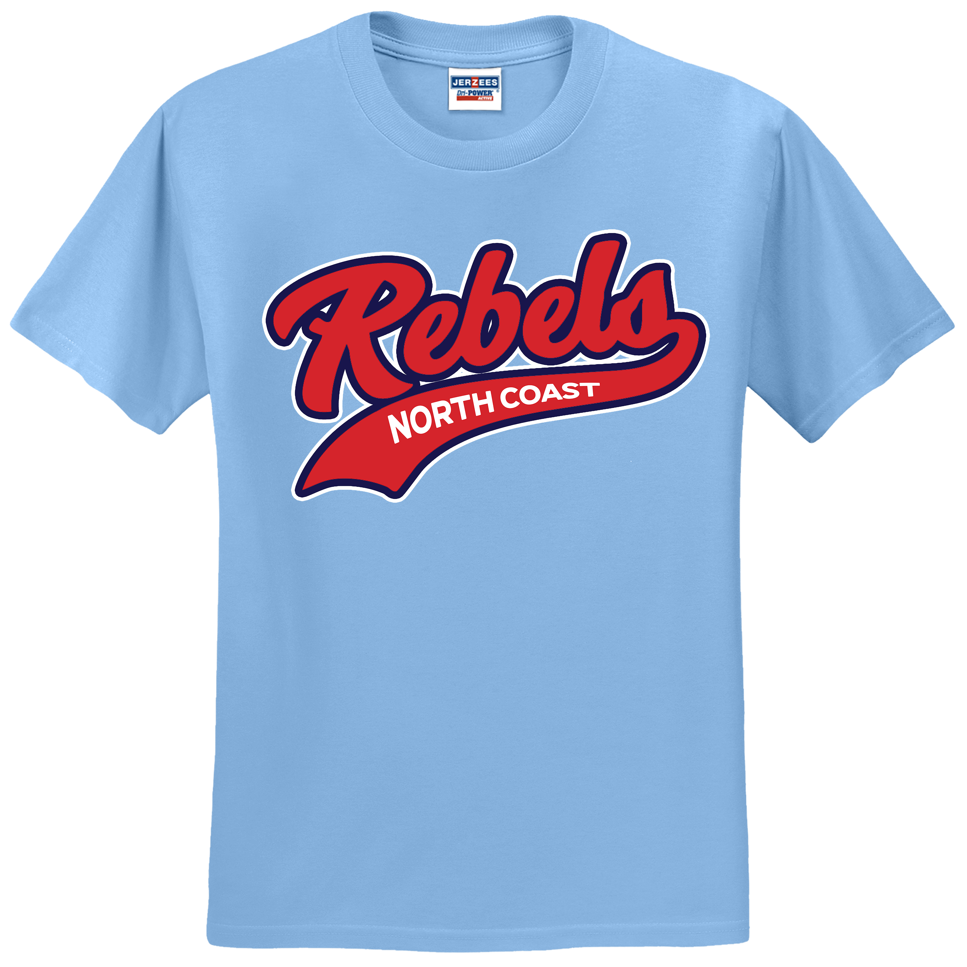 North Coast Rebels Baseball T-Shirt (Adult & Youth)