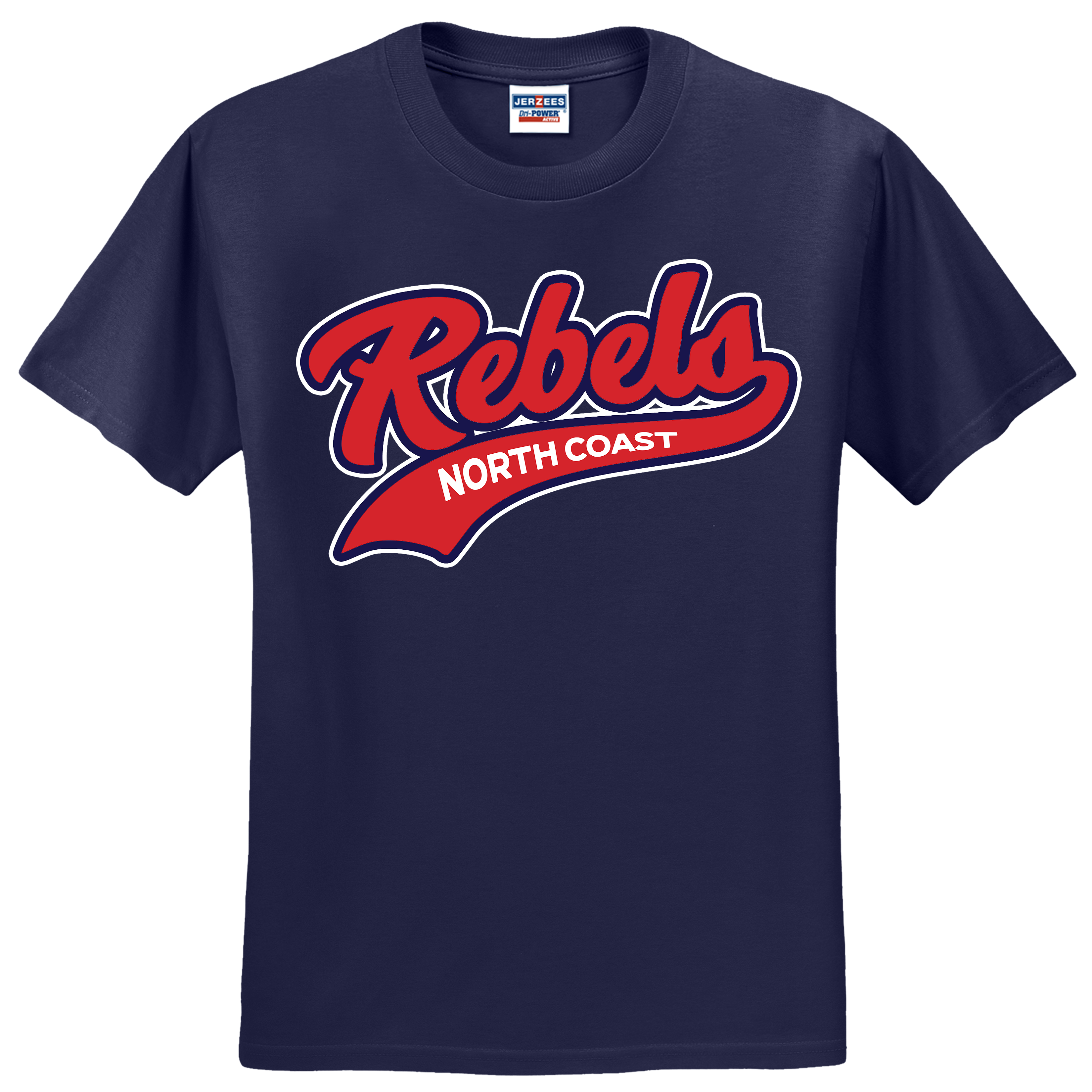 North Coast Rebels Baseball T-Shirt (Adult & Youth)