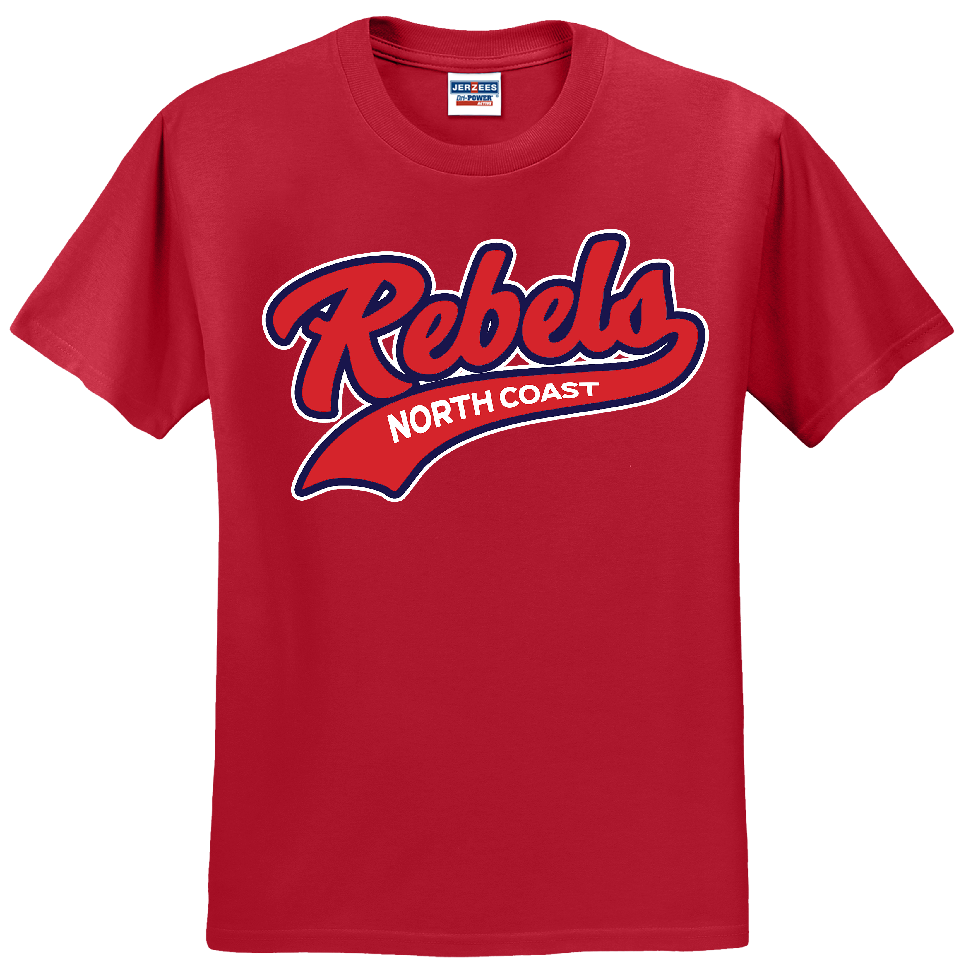 North Coast Rebels Baseball T-Shirt (Adult & Youth)