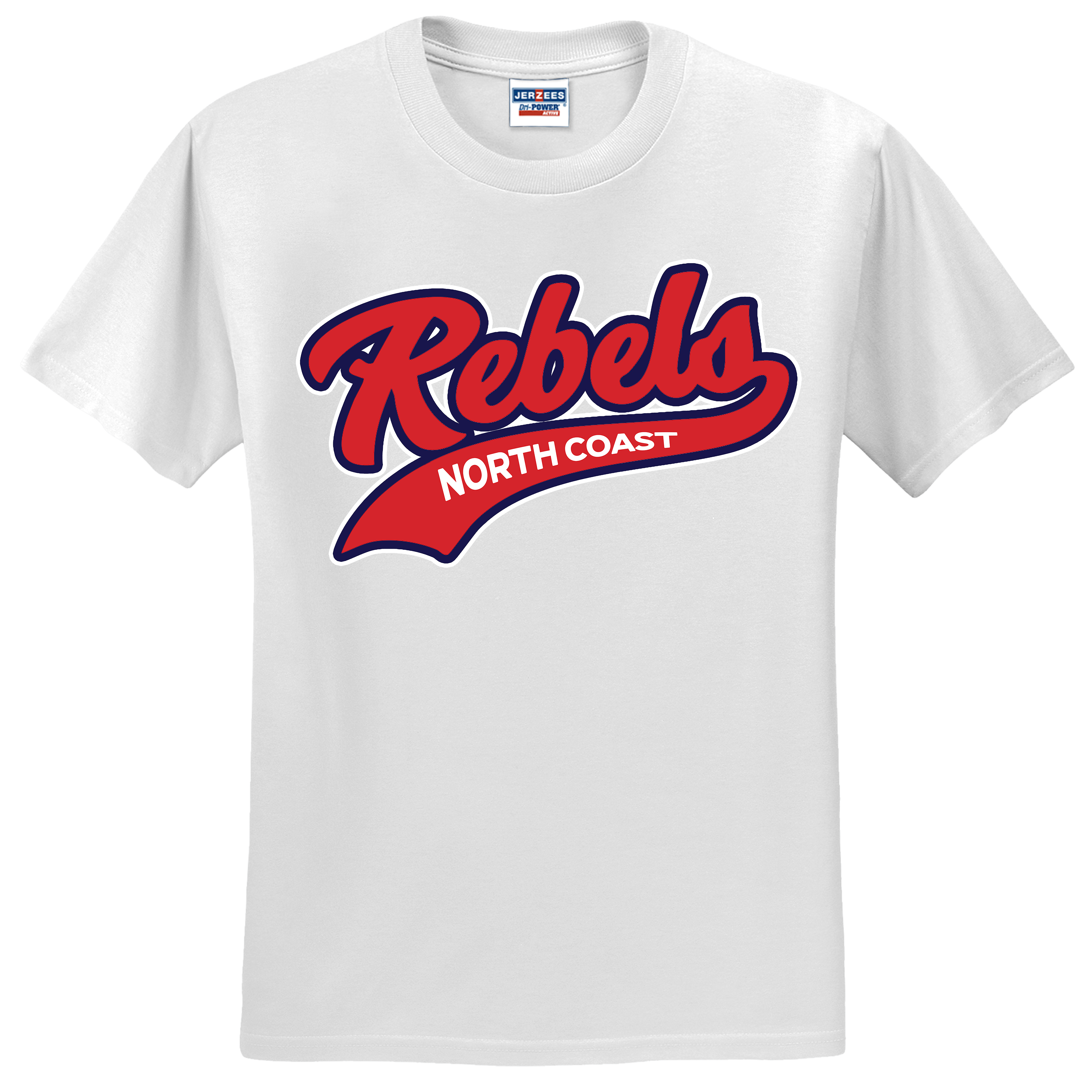 North Coast Rebels Baseball T-Shirt (Adult & Youth)