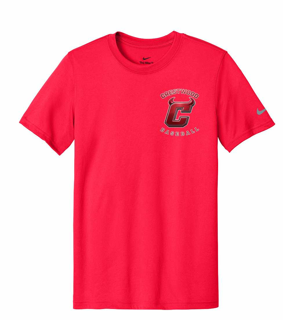 Crestwood Baseball Nike T-Shirt (2026 Logo Edition)