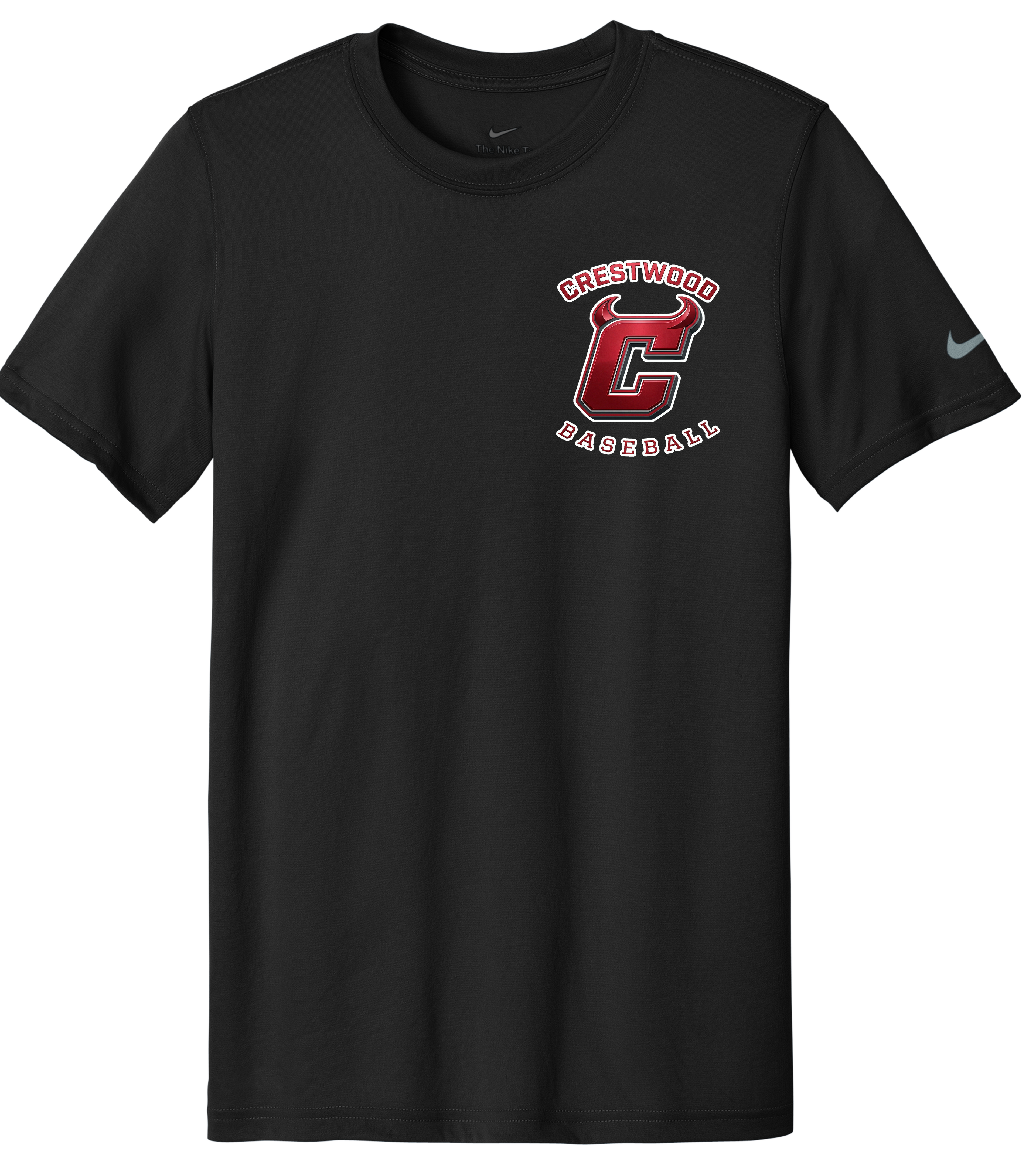 Crestwood Baseball Nike T-Shirt (2026 Logo Edition)